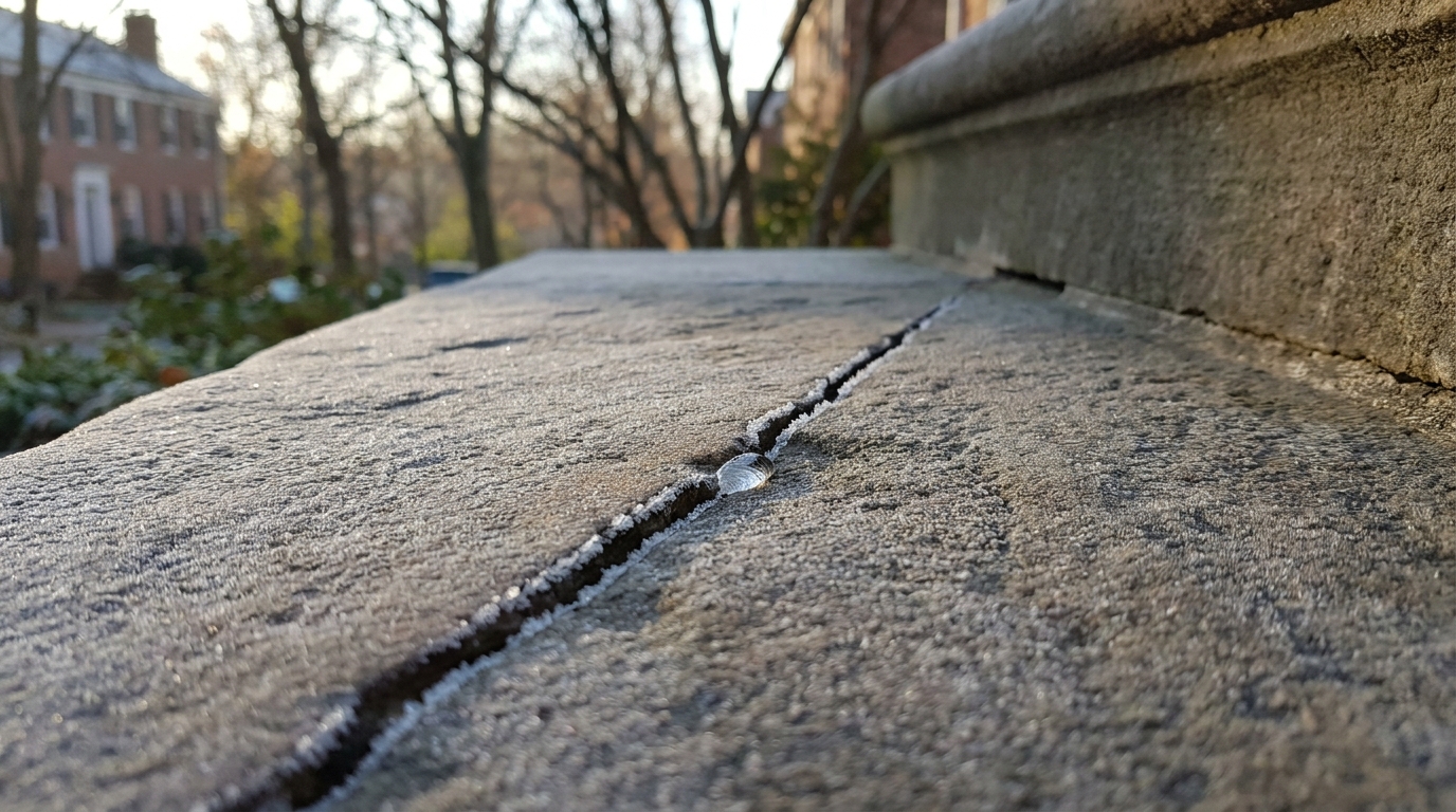 Naturstein winterfest machen: So überstehen Terrasse und Treppe Frost, Nässe und Streugut